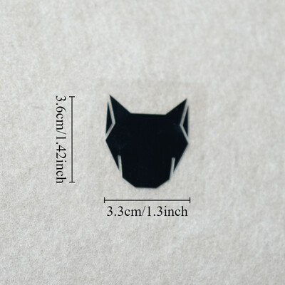 1PC Quickstep Wolf Head velosipēda rāmja uzlīmes velosipēda augšējai caurulei ūdensizturīgas vinila uzlīmes MTB velosipēdu dekoratīviem moto piederumiem