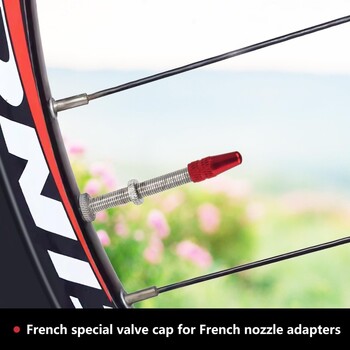 4 τμχ Αλουμινίου από κράμα αλουμινίου Road MTB Track Racing Bike Tube ελαστικό ποδηλάτου Τροχός Γαλλικό καπάκι βαλβίδας Presta AIR Καπάκια βαλβίδας