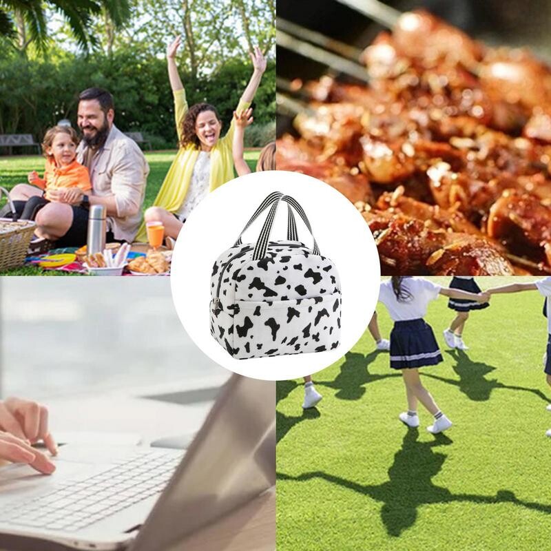 Kutija za ručak sa životinjskim printom Kutija za ručak Vreća za hlađenje Torba za hlađenje velikog kapaciteta Izolirana torba za hlađenje za ručak za piknik na otvorenom u školi