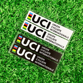 2PCS UCI Creativity velosipēda rāmja uzlīmes Ūdensizturīgas MTB velosipēdu stūres augšējā caurule āra vinila uzlīmes Motociklu piederumi