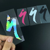 1 gab. Lightning Road velosipēda rāmja uzlīmes MTB velosipēda augšējās caurules ķivere Ūdensnecaurlaidīga DIY apdare ar izturīgu logotipu vinila uzlīmes