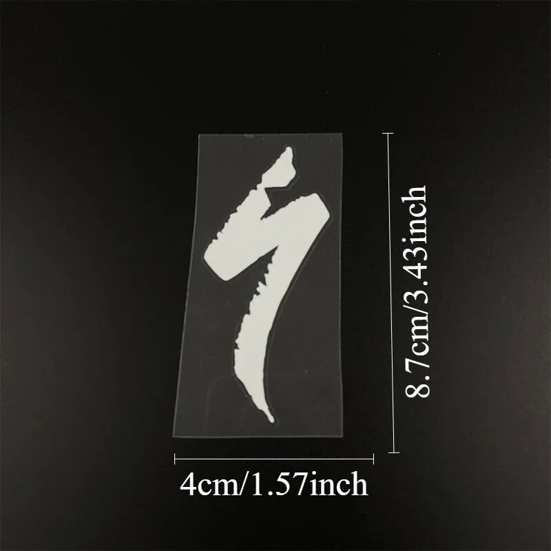 1 gab. Lightning Road velosipēda rāmja uzlīmes MTB velosipēda augšējās caurules ķivere Ūdensnecaurlaidīga DIY apdare ar izturīgu logotipu vinila uzlīmes