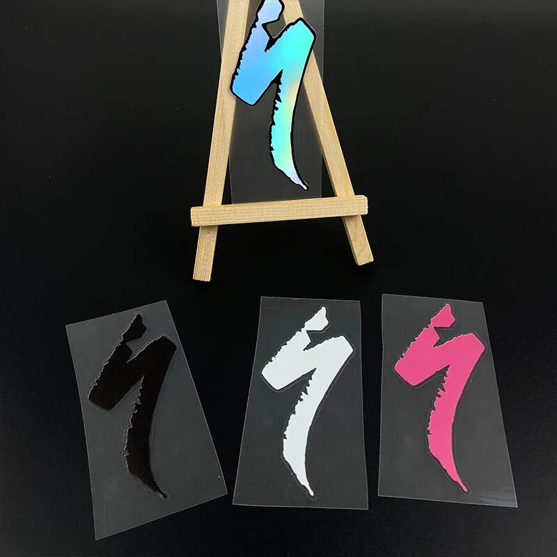 1 gab. Lightning Road velosipēda rāmja uzlīmes MTB velosipēda augšējās caurules ķivere Ūdensnecaurlaidīga DIY apdare ar izturīgu logotipu vinila uzlīmes