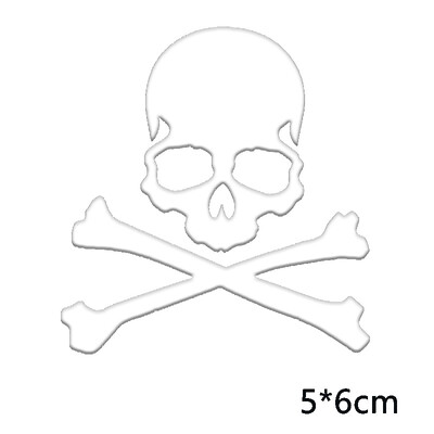 Reflektirajuće naljepnice za bicikl Fixed Gear Kostur Naljepnica Fluorescentna lubanja Brdski bicikl Reflektor Decal Dodaci Pegatinas