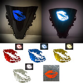 Reflektirajuće naljepnice u obliku saća za usne, motociklistička kaciga, lubanja, seksi usne, motocross, spremnik goriva, Cafe Racer, tijelo, ukrasni prozori automobila