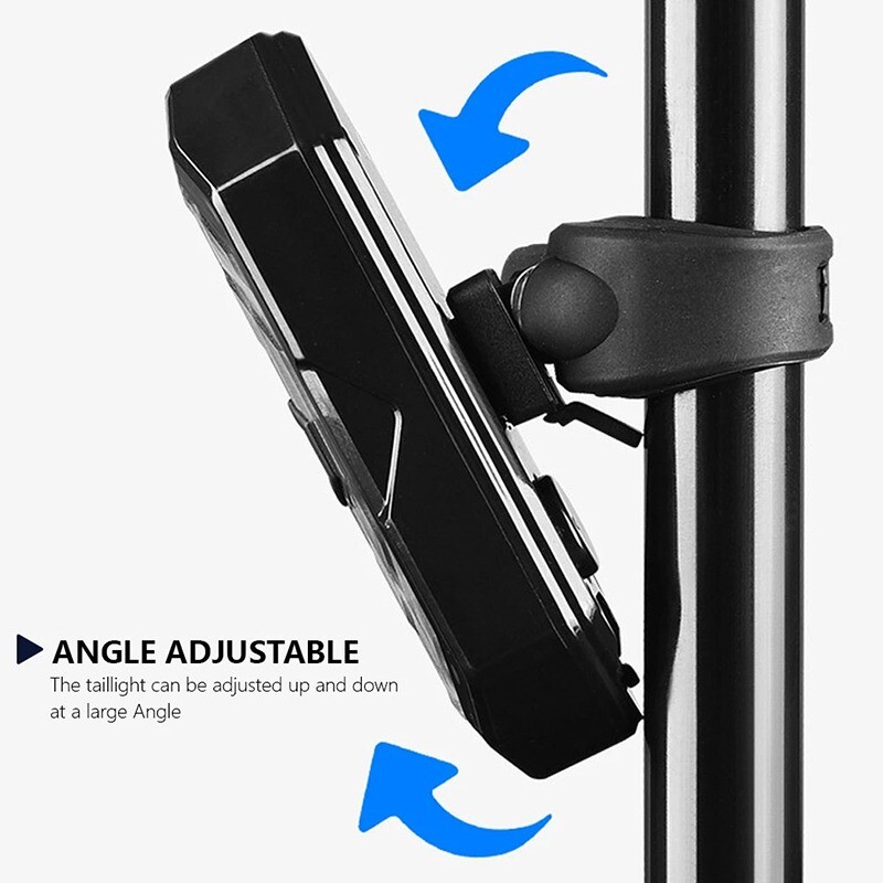 Задна лампа за велосипед с клаксон Безжично дистанционно управление за велосипед Мигачи Светлини за велосипед LED задна светлина Задна светлина за велосипед Части за велосипед