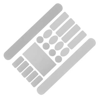 1 set naljepnica za bicikl Zaštita okvira Karbonska folija Naljepnica za lanac brdskog bicikla Vodootporne prozirne naljepnice protiv ogrebotina