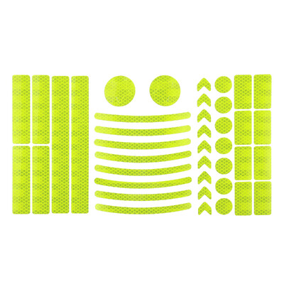 X Autohaux 42 komada Bicikli Motocikli Reflektirajuća sigurnosna upozoravajuća traka Vanjska reflektirajuća traka Višenamjenski PET 4 boje