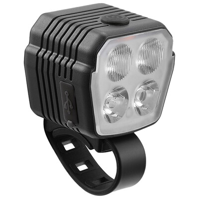 LED velosipēda priekšējais lukturis velosipēda lukturis USB uzlāde ar signāltaures brīdinājuma lampu 2 vienā 7 gaismas režīmi riteņbraukšanas piederumi