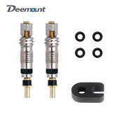 Велосипедна месингова безкамерна сърцевина на клапана Presta W/ Допълнителен уплътнителен пръстен N Алуминиева капачка Резервни части за циклични дюзи, обработени с ЦПУ