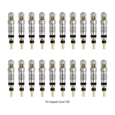 Велосипедна месингова безкамерна сърцевина на клапана Presta W/ Допълнителен уплътнителен пръстен N Алуминиева капачка Резервни части за циклични дюзи, обработени с ЦПУ
