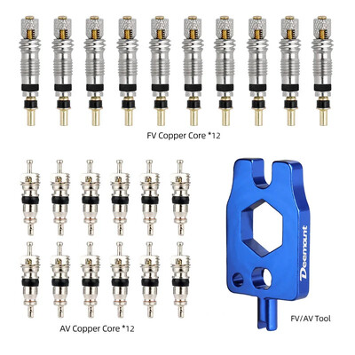 Велосипедна месингова безкамерна сърцевина на клапана Presta W/ Допълнителен уплътнителен пръстен N Алуминиева капачка Резервни части за циклични дюзи, обработени с ЦПУ