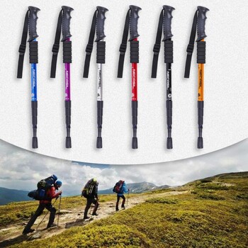 Universal Mountain Tech Poles Εξαιρετικά ελαφριά προμήθειες αναρρίχησης Μπαστούνια πεζοπορίας Mountain Tech Μπαστούνι πεζοπορίας