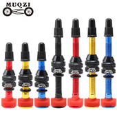 MUQZI Tubeless Ventil Stem Kit 40 mm 60 mm Presta ventil MTB cestovni bicikl Tubeless gume dijelovi