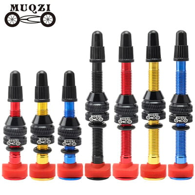 MUQZI Tubeless Valve Stem Kit 40mm 60mm Presta Valve MTB Road Bicycle Tubeless Anvelope Piese