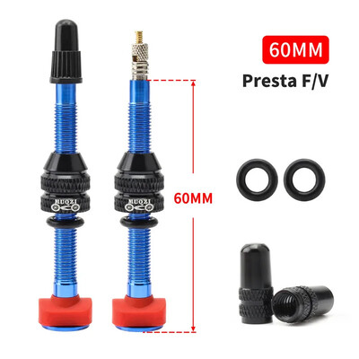 MUQZI Tubeless Ventil Stem Kit 40 mm 60 mm Presta ventil MTB cestovni bicikl Tubeless gume dijelovi