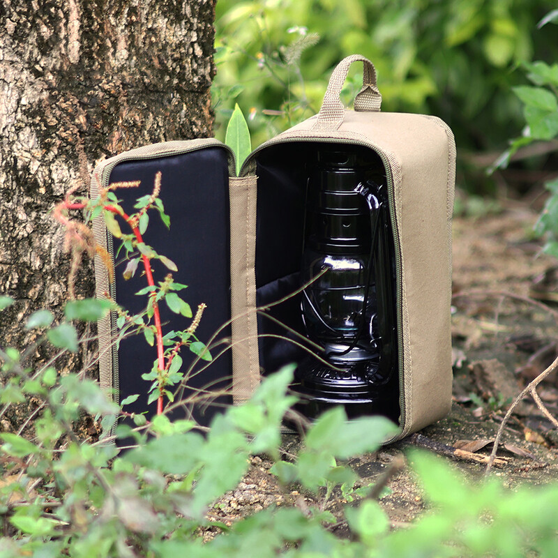 Kempinga laternas glabāšanas soma ūdensizturīga āra kempinga pārgājienu tvertne gāzes tvertne petrolejas lampas uzglabāšanas soma pārnēsāšanas soma iepakojums