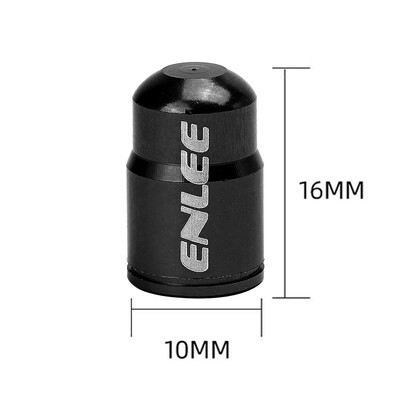ENLEE Kapice za ventile za bicikle od aluminijske legure Izdržljiva zaštita od rđe gume za bicikle Poklopac ventila za kotače Dodaci za biciklizam Crna Crvena Plava