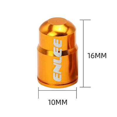 ENLEE Kapice za ventile za bicikle od aluminijske legure Izdržljiva zaštita od rđe gume za bicikle Poklopac ventila za kotače Dodaci za biciklizam Crna Crvena Plava