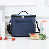 Lielas ietilpības manuāla pavadzīme plecs Oksfordas bieza izolācijas soma Kempinga pusdienu soma āra piknika soma