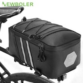 NEWBOLER Велосипедна чанта за задна седалка MTB Bike Rack Bag Багажник Pannier Колоездене Голям капацитет Водоустойчива чанта за пътуване с дъждобран