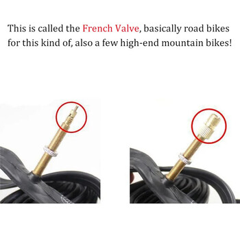 4/5PC F/V to A/V Valve Adapter Bike Value Converter Presta to Schrader Golden Bike Tire French Valve Adapter Аксесоари за велосипеди