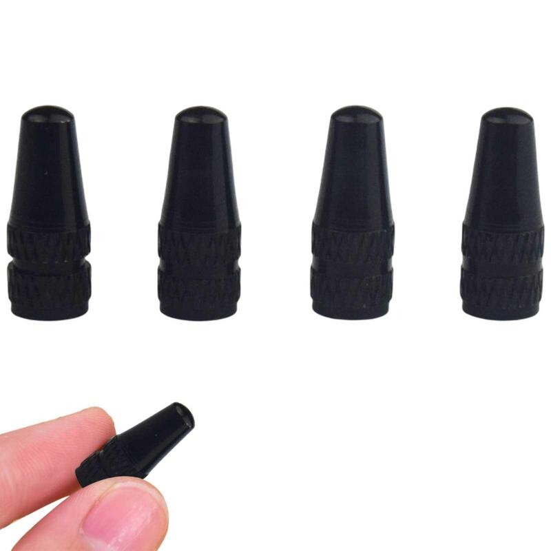 4 vnt Aliuminio lydinio dviračio padangų dangteliai Presta vožtuvo dangteliai dviračio dulkių dangteliai padangos dviračio Presta prancūziško vožtuvo koto dangtelis