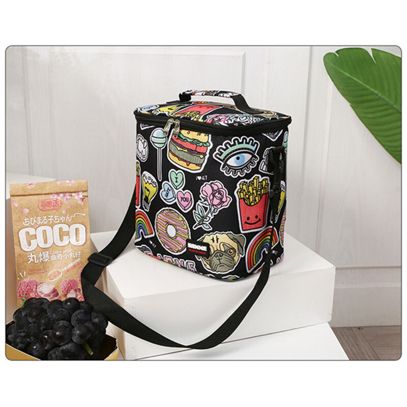 Termokott pikniku lõunasöögikarp väljas reisimiseks mõeldud hoiupakk Kaasaskantav külmikjahuti matkamiseks isoleeritud kott Matkatarbed