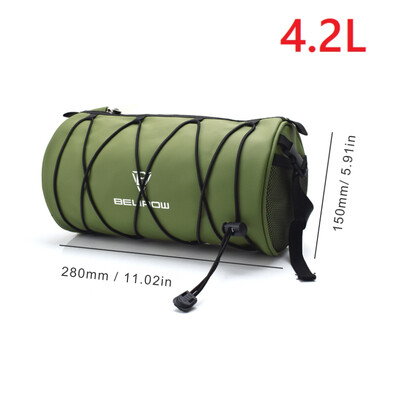 2.4/2.5/4.2L чанта за кормило с предна тръба на велосипед Водоустойчива чанта за багаж с рамка на велосипед Многофункционална чанта за рамо Аксесоари за велосипеди