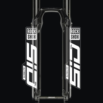 Rockshox Стикер на предната вилка Велосипед Декоративен планински велосипед Стикери на предната вилка Водоустойчиво прозрачно дъно Стикер за колоездене