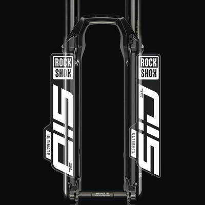 Rockshox priekšējās dakšas uzlīme velosipēdam dekoratīvā kalnu velosipēda priekšējās dakšas uzlīmes, ūdensnecaurlaidīgas caurspīdīgas apakšas riteņbraukšanas uzlīme