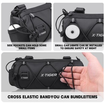 X-TIGER Bike Bag Portable Handlebar Σακίδιο πλάτης πολλαπλών χρήσεων μεγάλης χωρητικότητας MTB Road Cycling Frame Tube Bag Τσάντες ώμου