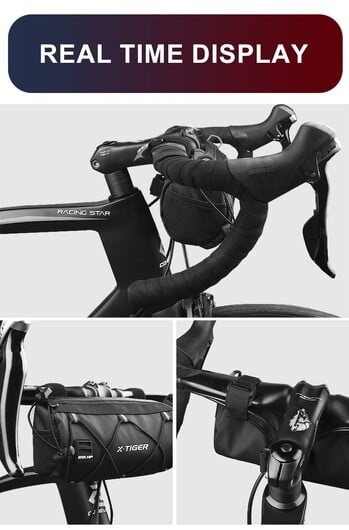 X-TIGER Bike Bag Portable Handlebar Σακίδιο πλάτης πολλαπλών χρήσεων μεγάλης χωρητικότητας MTB Road Cycling Frame Tube Bag Τσάντες ώμου