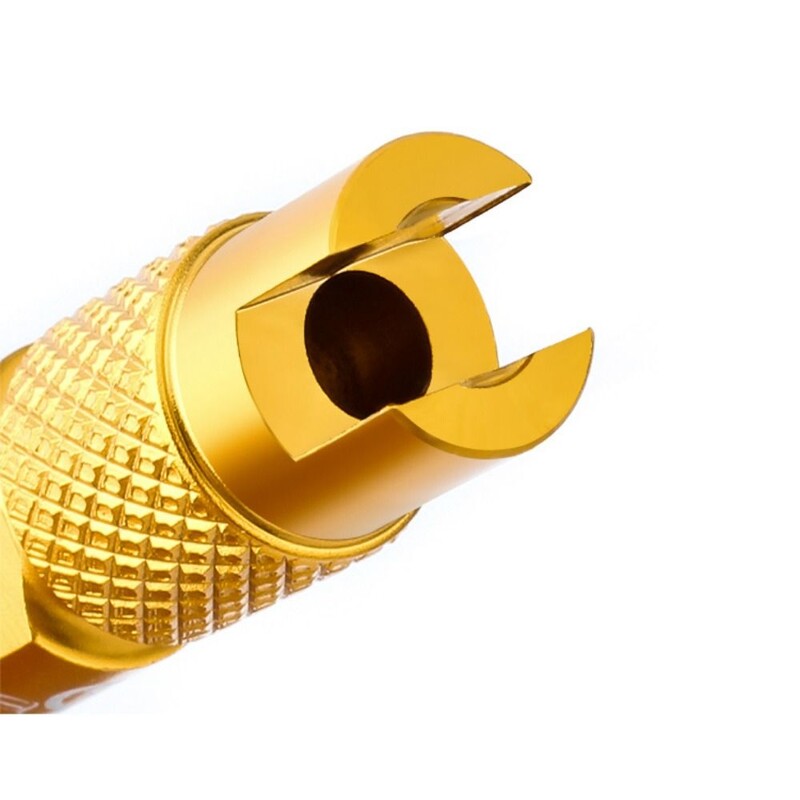 Dvigubos galvutės daugiafunkcis aliuminio lydinio padangų antgalis „pasidaryk pats“ veržliarakčio vožtuvo nuėmimas veržliarakčio vožtuvo šerdies įrankis dviračių priedai