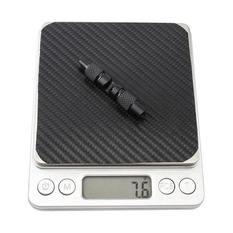 Dvigubos galvutės daugiafunkcis aliuminio lydinio padangų antgalis „pasidaryk pats“ veržliarakčio vožtuvo nuėmimas veržliarakčio vožtuvo šerdies įrankis dviračių priedai