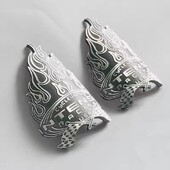 Velosipēda galvas nozīmītes alumīnija uzlīmes uzlīme INTENSE MTB BMX salokāma velosipēda priekšējā rāmja riteņbraukšanas piederumu emblēmai