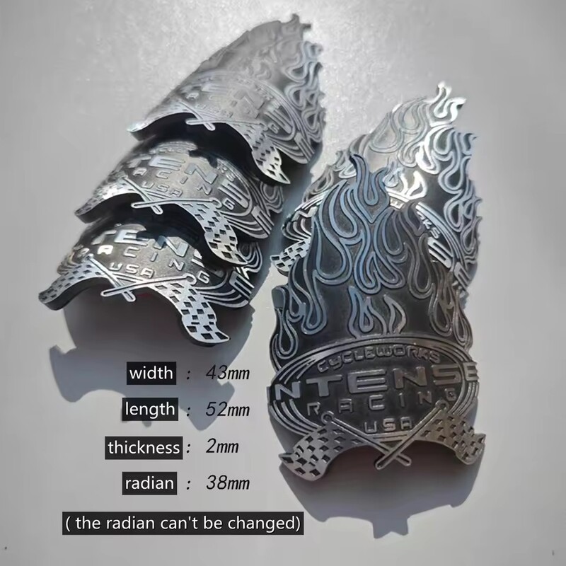 Velosipēda galvas nozīmītes alumīnija uzlīmes uzlīme INTENSE MTB BMX salokāma velosipēda priekšējā rāmja riteņbraukšanas piederumu emblēmai