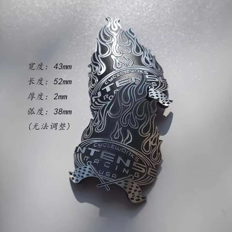 Velosipēda galvas nozīmītes alumīnija uzlīmes uzlīme INTENSE MTB BMX salokāma velosipēda priekšējā rāmja riteņbraukšanas piederumu emblēmai