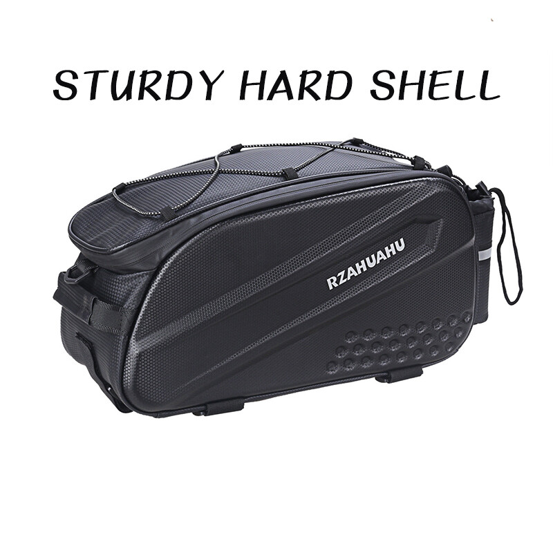 Didelės talpos elektrinis sulankstomas galinės sėdynės krepšys, skirtas kalnų dviračių dviračių dalims ir kupranugarių krepšio priedams