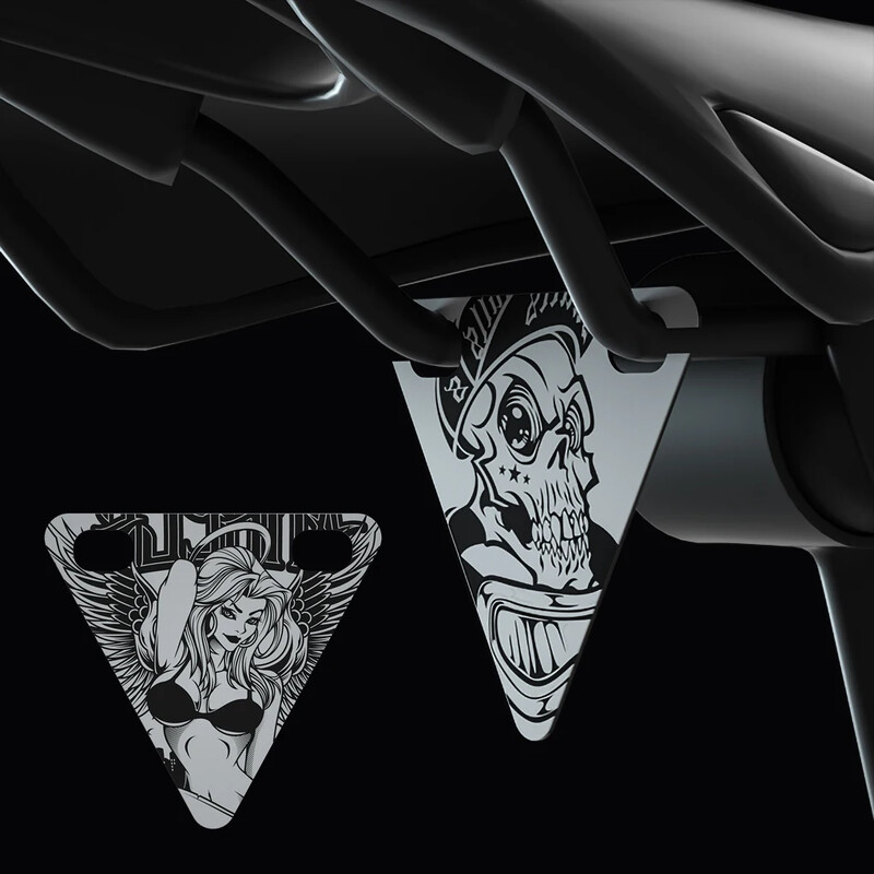 Velosipēdu uzlīmes Trīsstūris Magnētisks MTB šosejas velosipēds nakts drošības brīdinājuma atstarotāja zīme āra sportam skriešanas piederumi DROPSHIP