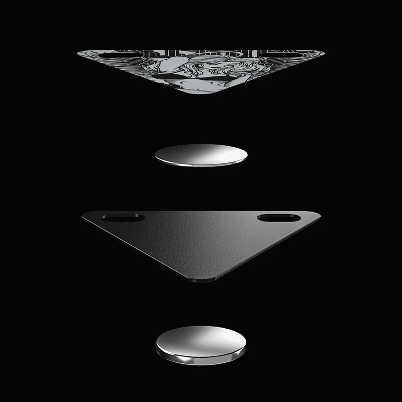 Velosipēdu uzlīmes Trīsstūris Magnētisks MTB šosejas velosipēds nakts drošības brīdinājuma atstarotāja zīme āra sportam skriešanas piederumi DROPSHIP