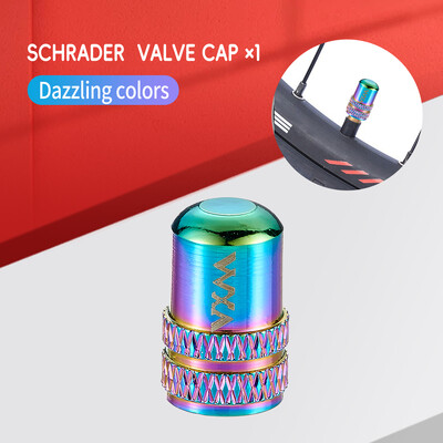 VXM dviračių plento dviračių priedai aliuminio lydinio CNC padangos vožtuvo dangtelis vamzdis padangos dujų dangtelis AV FV Schrader Presta vožtuvas atsparus dulkėms