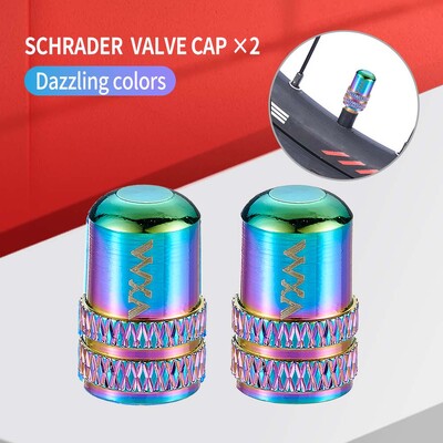 VXM dviračių plento dviračių priedai aliuminio lydinio CNC padangos vožtuvo dangtelis vamzdis padangos dujų dangtelis AV FV Schrader Presta vožtuvas atsparus dulkėms