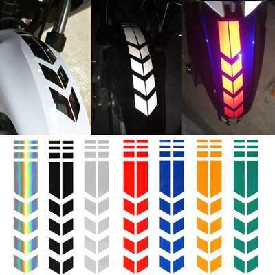 Motociklistička reflektirajuća naljepnica Fender kotača Vodootporna sigurnosna strelica upozorenja Naljepnica Auto Decoration za Moto