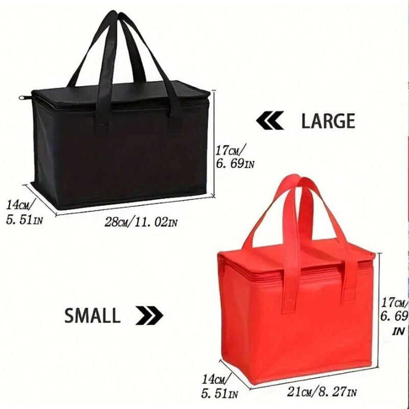 Nešiojamas pietų aušintuvo krepšys sulankstomas izoliacinis piknikas ledo pakelis Maisto terminis maišelis Gėrimų nešiklis Izoliuoti maišeliai Alaus pristatymo krepšys