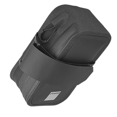 Velosipēda sēdekļa soma lietus necaurlaidīga aizmugurējā sēdekļa caurule.