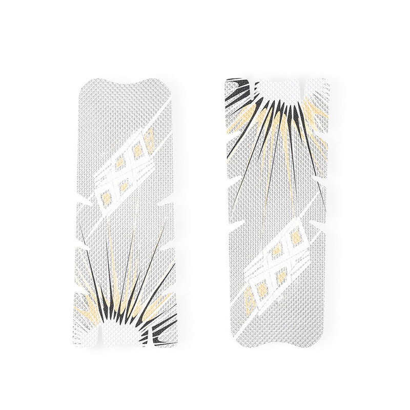 Dviračio švaistiklio ginklų lipdukai apsauga nuo dilimo 2 vnt dviračio juodas/permatomas apsauginis lipdukas Bicicleta aukštos kokybės