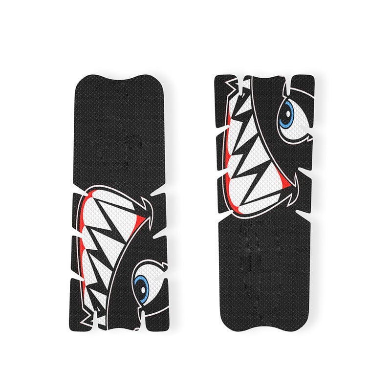 Dviračio švaistiklio ginklų lipdukai apsauga nuo dilimo 2 vnt dviračio juodas/permatomas apsauginis lipdukas Bicicleta aukštos kokybės