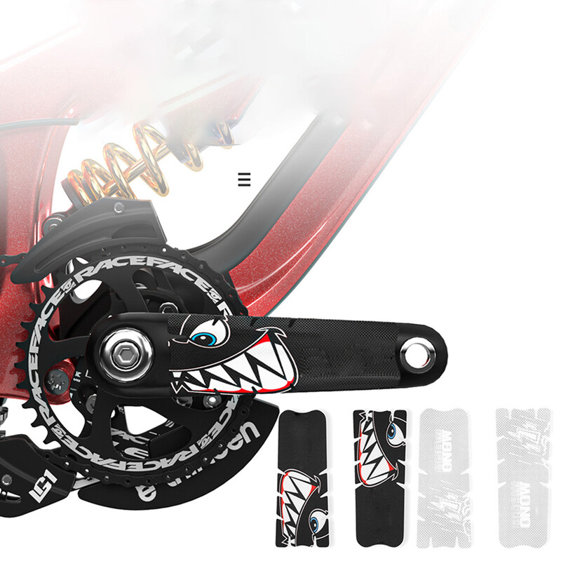 Dviračio švaistiklio ginklų lipdukai apsauga nuo dilimo 2 vnt dviračio juodas/permatomas apsauginis lipdukas Bicicleta aukštos kokybės