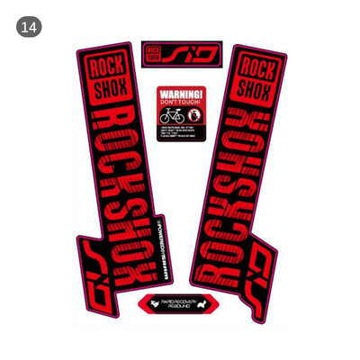 Priekinės šakės lipdukas Rock Shox SID plento dviračių MTB lenktynių priedų lipdukai Asmeniniai dviračio LIDUKTO papuošimai
